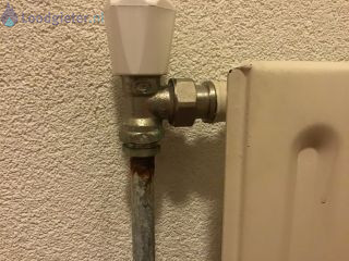 Loodgieter Cv leiding verroest CV-leiding verroest