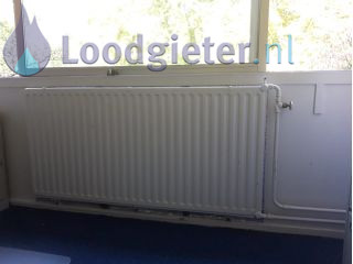 Loodgieter Ede Radiator vervangen.